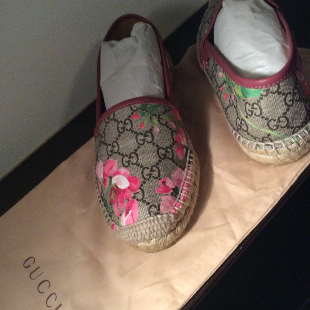 Gucci bloom espadrilles